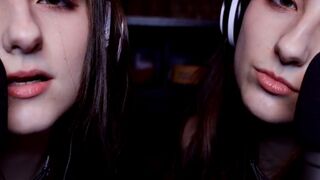 AftynRose ASMR Twin Moaning & Kissing Video!