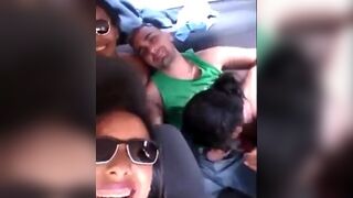 Fun with Friends in Car