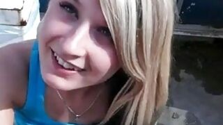 Hot Amateur Blonde Talked Into Sex