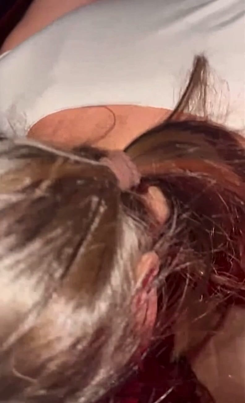 Littleleah100 Tied To Stripper Pole Sucking Dick