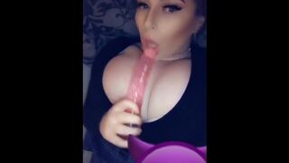 Amelia Skye Sucks and Fucks Doggy on Snapchat