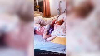 Sleeping British Step Sister Giving Bro Head