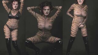 Tessa Fowler See Through Halloween Cat Costume Video Leaked